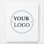 Logo Business Corporate Modern Mouse Mat<br><div class="desc">Customise this simple custom business template with your logo. Brand and grow your business.  Easy to customise. Get yours today!</div>