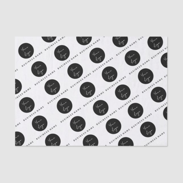 Logo Business Design Tissue Paper (Front)
