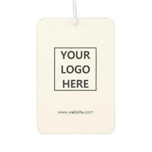 Logo Business Minimal Clean Simple Branded Car Air Freshener