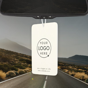 Logo   Business Minimal Clean Simple Branded Car Air Freshener