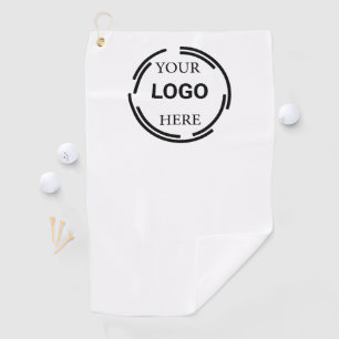 Logo Business Modern Minimal Designs Golf Towel