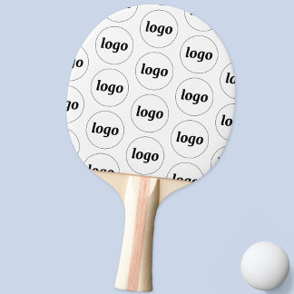 Logo Business Pattern Promotional Ping Pong Paddle