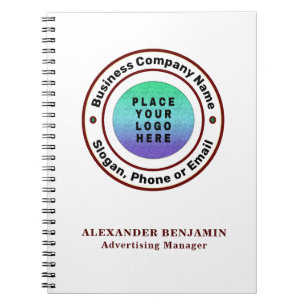 Logo Businesses Company Professional Personalise Notebook