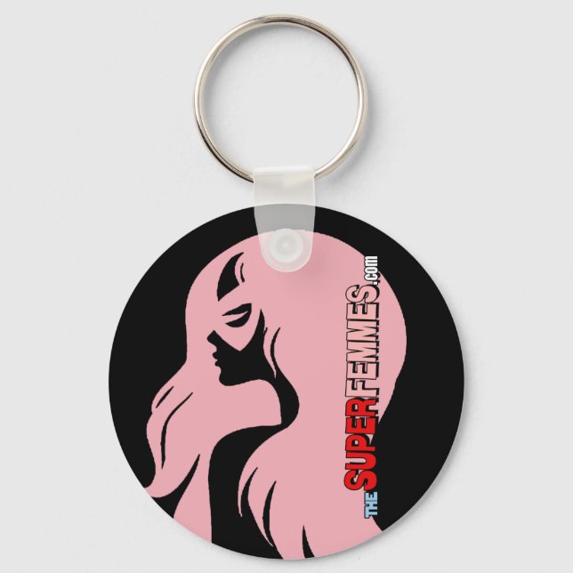 Logo Button Key Ring (Front)