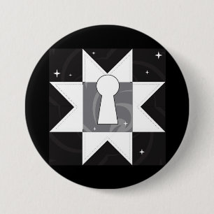 Logo Button -The Forgotten Rooms Quilt along