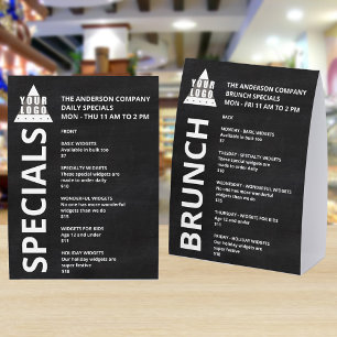 Logo Chalkboard 5x7 Promotion Single Column List