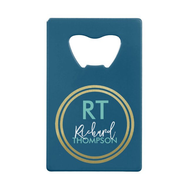 Logo Circle Monogram Blue (Front)