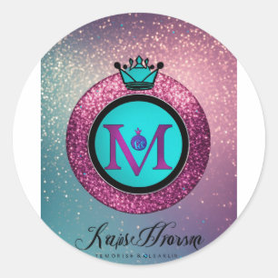 Logo classic round sticker