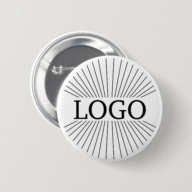 LOGO company branding 6 Cm Round Badge (Front & Back)