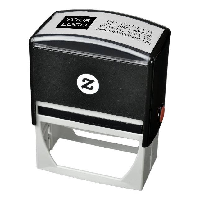 Logo Company Name Personalized Self-inking Stamp  (Product)