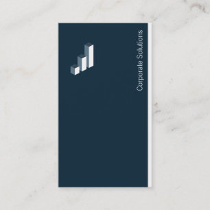 Logo Corporate (charcoal blue) Business Card