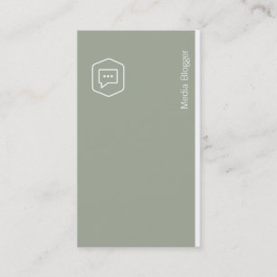 Logo Corporate (olive green) Business Card