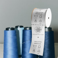 Logo Cotton Cloth Garment Care Icons Product Label