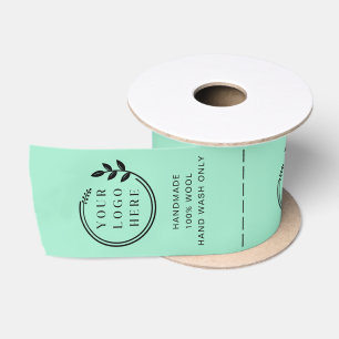 Logo Custom Business Garment Care Clothing Labels Satin Ribbon