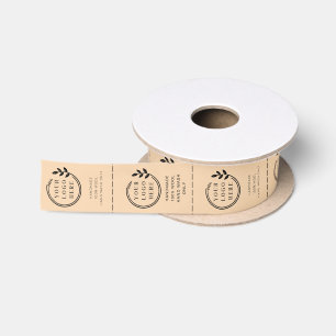 Logo Custom Business Garment Care Clothing Labels Satin Ribbon