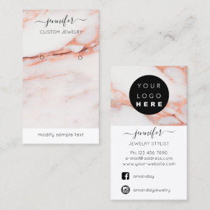 Logo Custom Jewellery Card Social Media Abstract