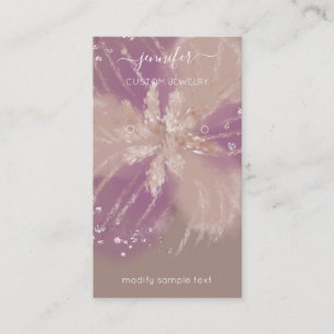 Logo Custom Jewellery Card Social Media Floral Ros