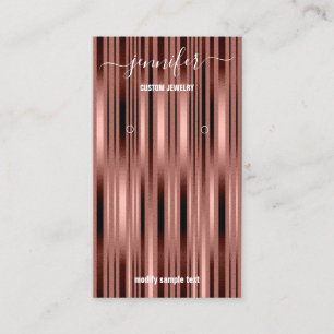 Logo Custom Jewellery Card Social Media Rose Gold