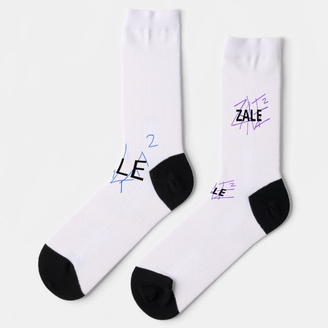 Logo design arts socks (Left)