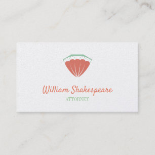 Logo Diamond Clam Shell Business Card