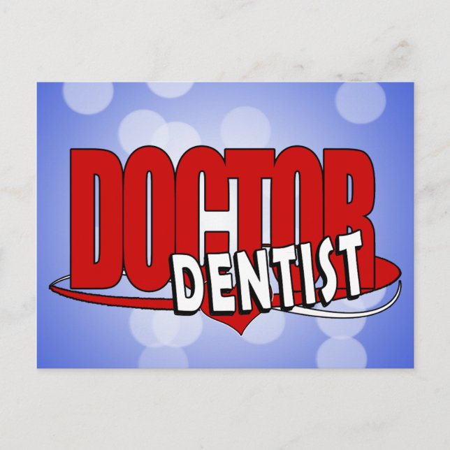 LOGO DOCTOR  DENTIST POSTCARD (Front)