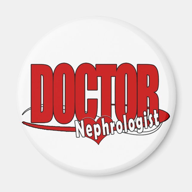 LOGO DOCTOR Nephrologist Magnet (Front)