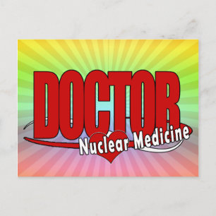 LOGO DOCTOR NUCLEAR MEDICINE POSTCARD