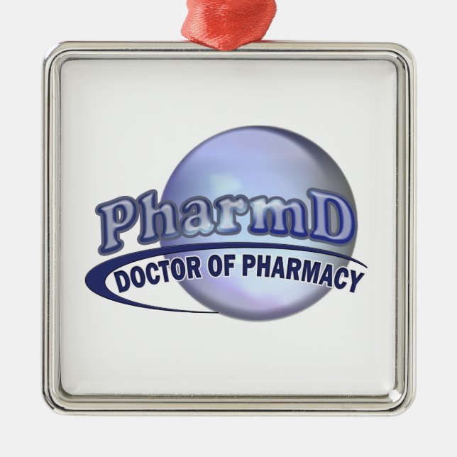 LOGO - DOCTOR OF PHARMACY METAL TREE DECORATION (Front)