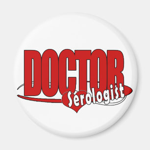 LOGO DOCTOR SEROLOGIST MAGNET