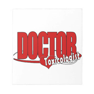 LOGO DOCTOR TOXICOLOGIST NOTEPAD