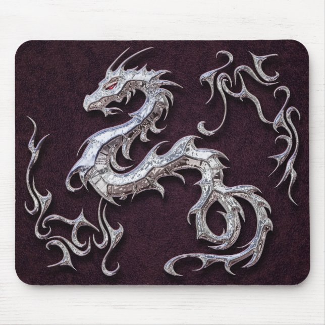 Logo dragon para alfombrilla de raton mouse mat (Front)
