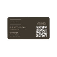 Logo Elegant Thank you QR Code