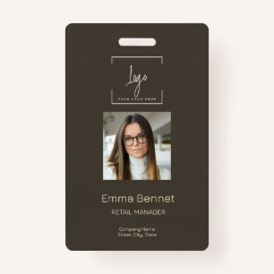 Logo Employee Photo ID Company  ID Badge