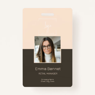 Logo Employee Photo ID Company  ID Badge
