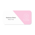 Logo Employee Photo Pink Magnetic Safety Pin