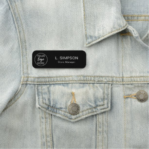 Logo Employee Staff Magnetic Name Tag