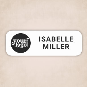 Logo Employee Staff Magnetic or Pin Name Tag