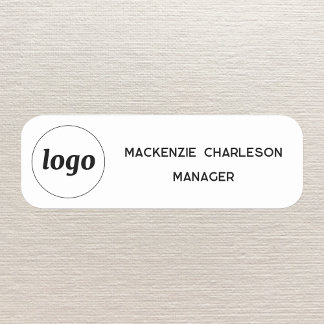 Logo Employee Staff Magnetic or Pin Name Tag