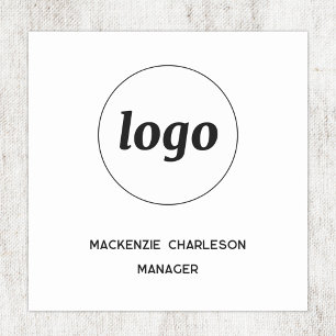 Logo Employee Staff Team Magnetic or Pin Name Tag