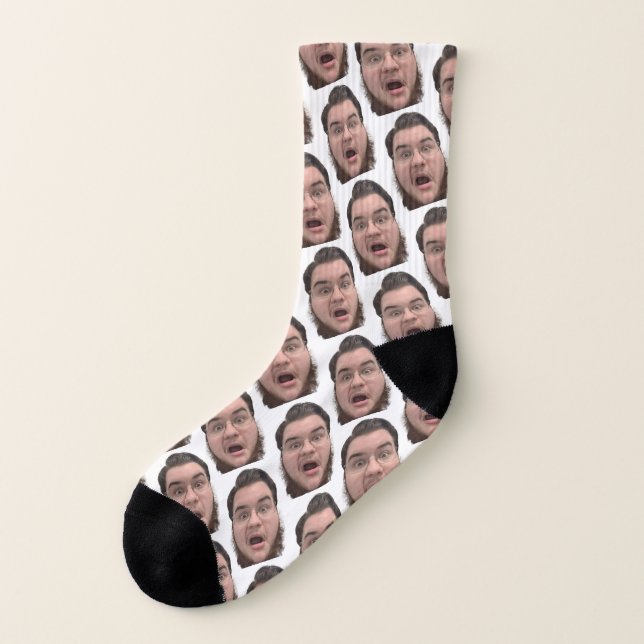 Logo/face socks (Left Outside)