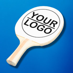 Logo Firmenlogo Tischtennisschläger Ping Pong Paddle
