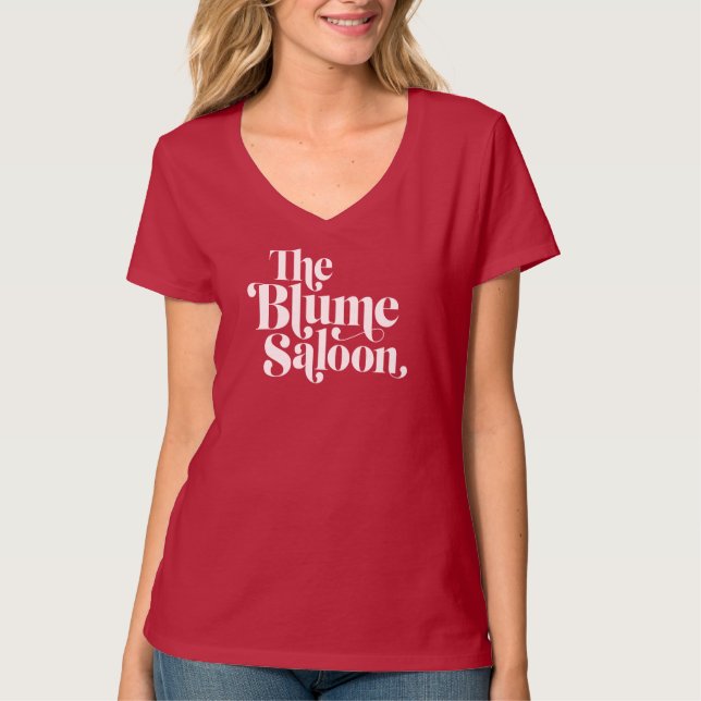 Logo Football Tee (Pink) (Front)