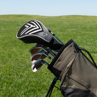 Logo for streetwear brand, minimalist, all-white s golf head cover