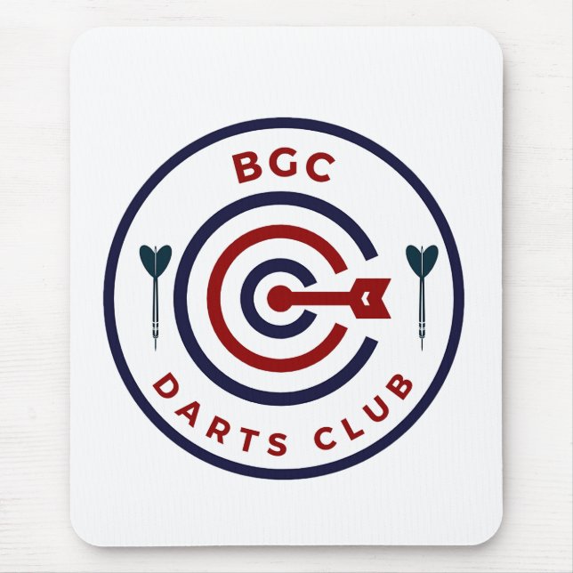 Logo For The BGC (Bonafacio Global City) Dart Club Mouse Mat (Front)