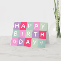 Logo Fun Multicolor Simple Business Happy Birthday
