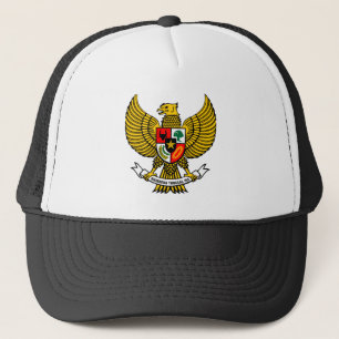 logo garuda trucker hat