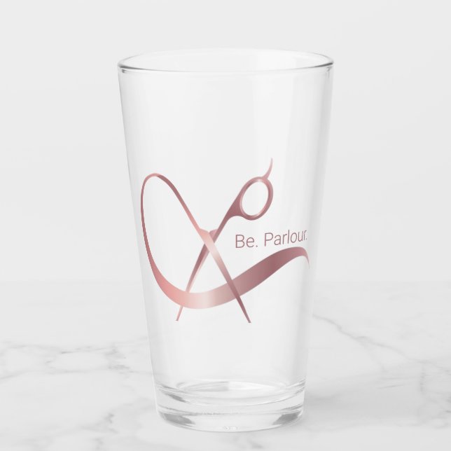 Logo Glass for Be. Parlour. (Front)