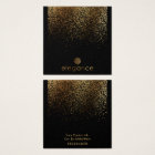 Logo Gold Confetti Black Earring Holder Display