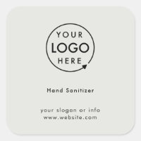 Logo Hand Sanitizer | Grey Covid Professional