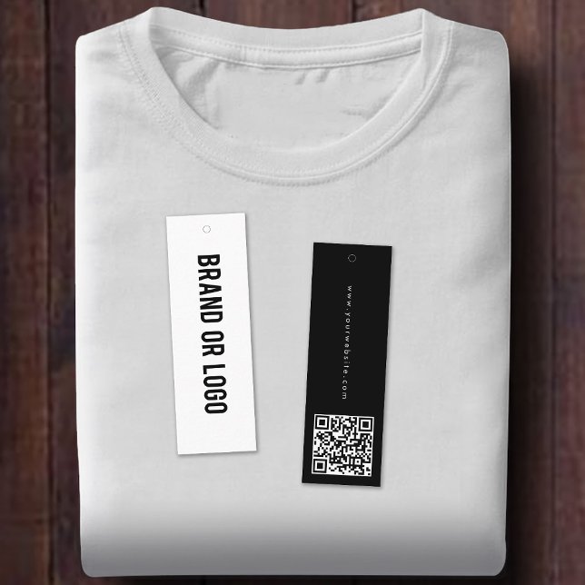 Logo Hang Tag Clothing Label Swing QR Code (Logo Hang Tag Clothing Label Swing QR Code)